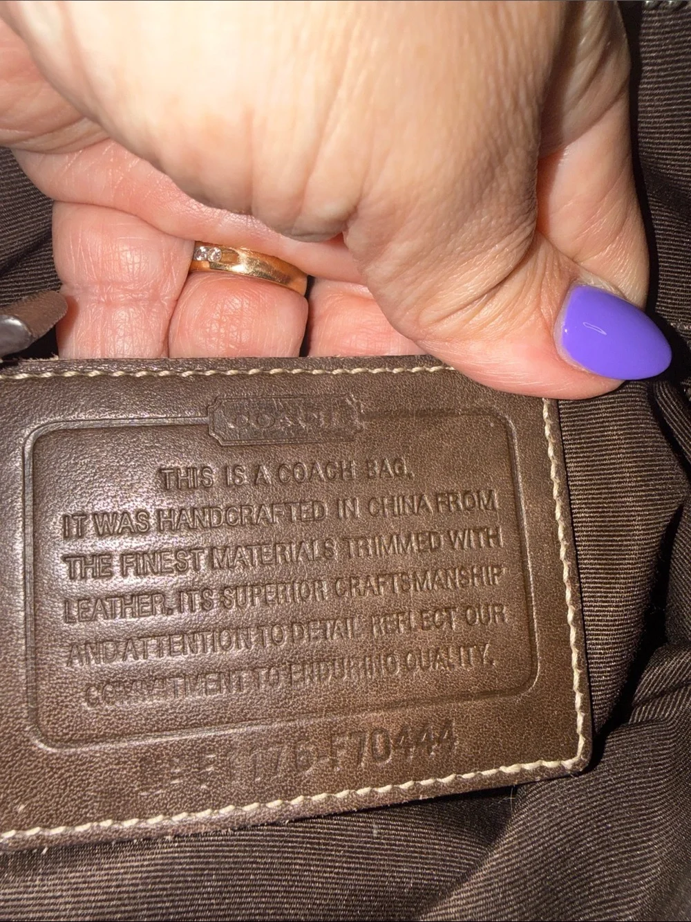 Coach Signature Stripe Canvas Crossbody Bag - Picture 15 of 15